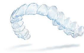 Invisalign clear upper teeth aligner