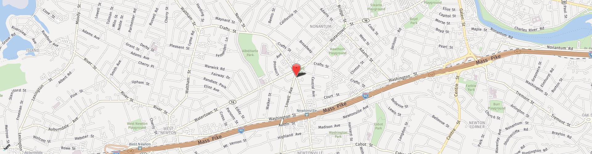 Location Map: 130 Walnut St Newtonville, MA 02460