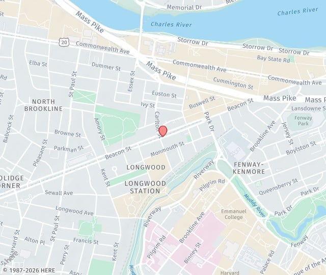 Location Map: 1051 Beacon St, Suite 409 Brookline, MA 02446